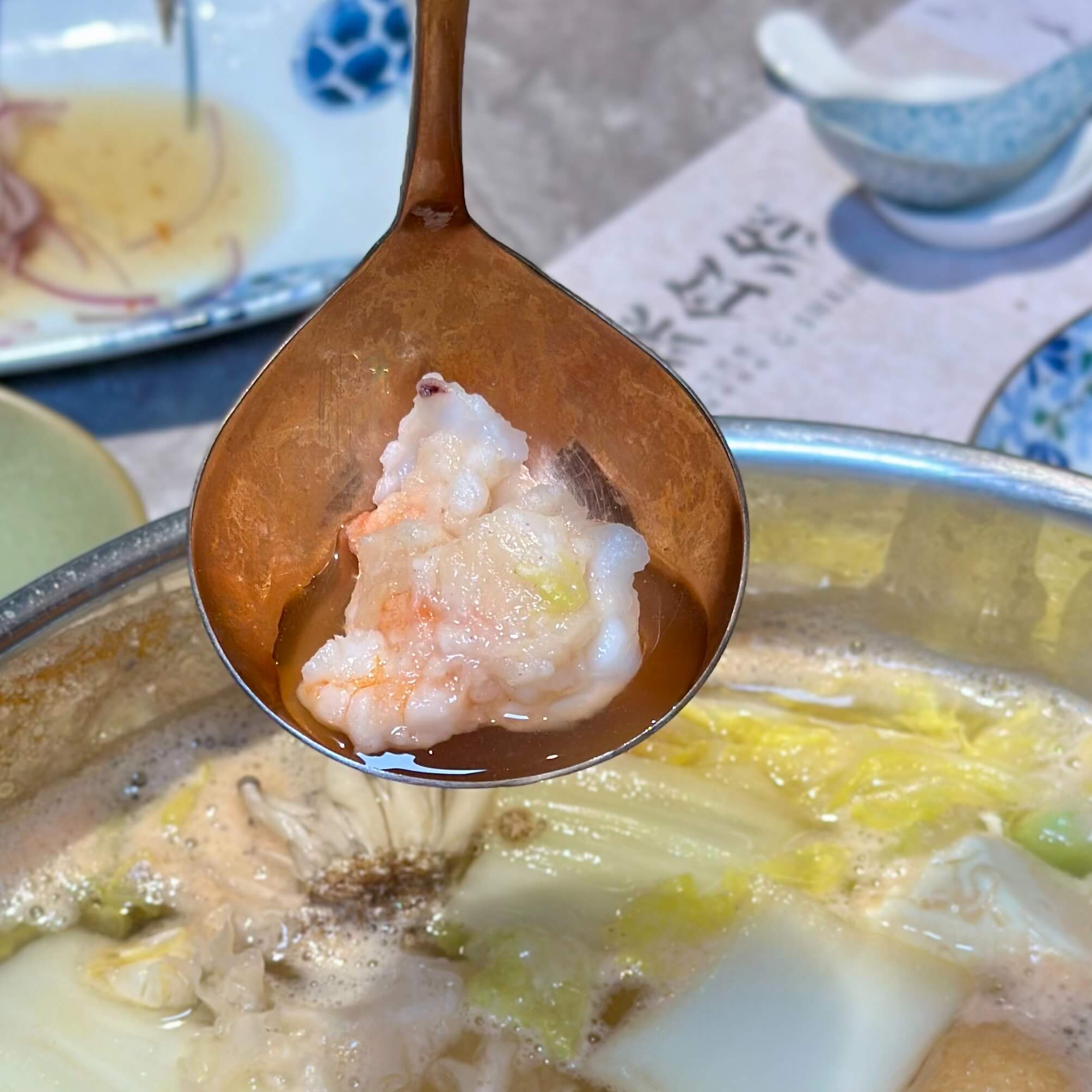 聚食釜台式頂級蝦湯鍋物